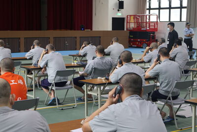 八德外役監舉辦中秋電話懇親　共計276名收容人參與
