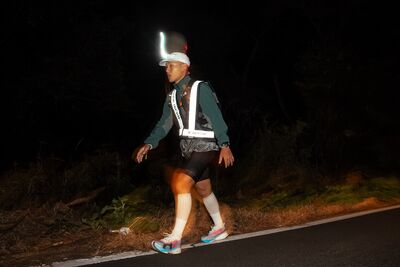 演藝圈第一人!男星16小時「游泳、騎車再跑42km」登合歡山創紀錄