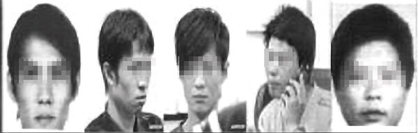 張姓兄弟、李姓男子、王姓兄弟等五人（圖）聯手凌虐、殺害黃姓男子。（翻攝畫面）
