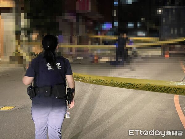 ▲路人驚見印尼女看護陳屍街頭，警方拉封鎖線調查，初步排除外力介入。（圖／記者陸運陞攝）