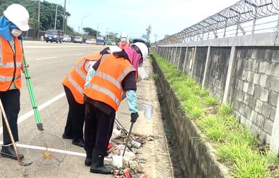 國2大園交流道周邊科技執法上路 市府跨機關整頓違停+亂丟垃圾