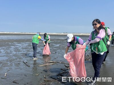 劍湖山聯手元進莊三條崙淨灘　清出195公斤海廢