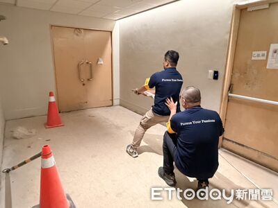 21層高樓施工中怎麼逃? 南消進駐台南希爾頓世家酒店演練