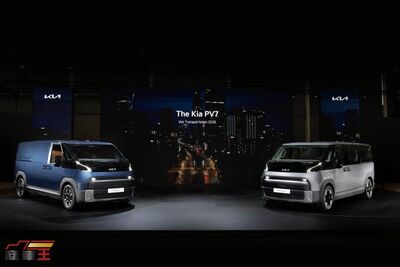 KIA「最新電動麵包車PV7」亮相!客車&貨車雙版本明年開賣