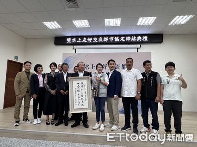 台日雙「水上」締結友好交流 推動AgriTech地瓜葉計畫