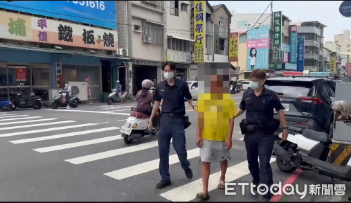 ▲屏東警分局逮獲朱姓男子涉嫌行竊。（圖／記者陳崑福翻攝）