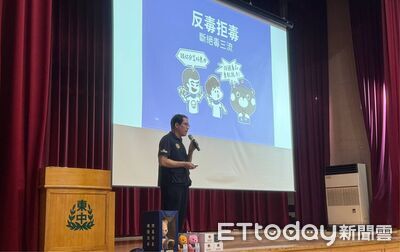 台東少年警走進東中！隊長分享經驗　深化反毒法治教育