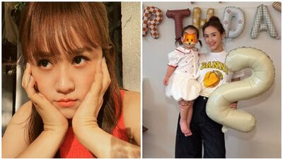Sandy出國「側邊挖空」穿超辣!被近拍照曝光⋯友驚:根本是妳女兒