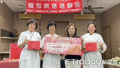 夢想發酵、愛心出爐!中華醫大烘焙班結訓 義賣捐助弱勢生
