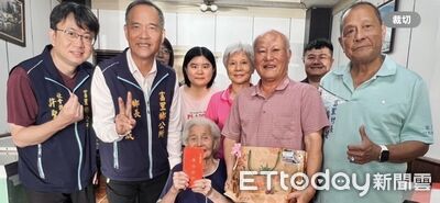 花蓮富里敬老禮金再加碼！百歲人瑞最高4萬6　鄉長親訪送祝福