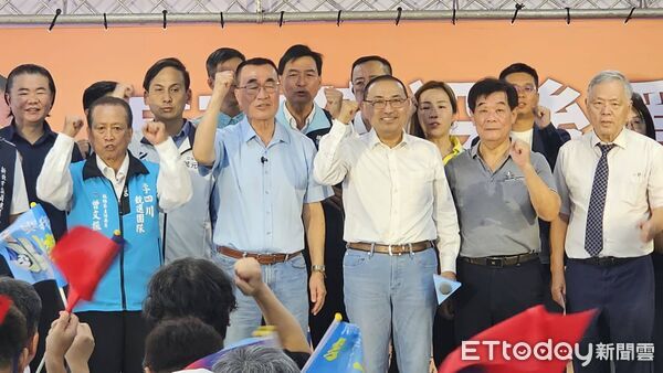 ▲▼ 李四川競選總部成立,侯友宜接任競選主委。(圖/記者呂佳賢攝)
