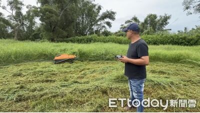 36公頃草地科技助攻! 水道博物館引進機器人割草機抗高溫