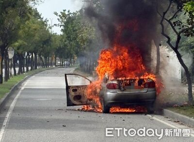快訊／台中大里火燒車駕駛座驚見焦屍！身分待查
