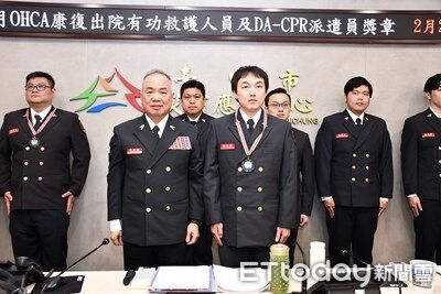 死神手中搶人!台中勇消張文誌獲「最佳救護員」 1年抓8例心梗