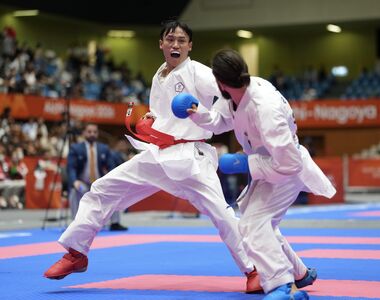亞運空手道/石政中連過三關四強卻惜負地主好手 銅牌戰續拚牌