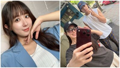 洪詩難得PO炫耀文!「連兩支iPhone都是李運慶送的」:老公萬歲