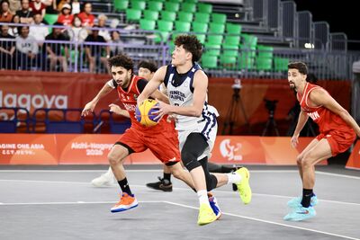 葉惟捷亞運大秀爆扣! 拚金牌衛冕的中華3X3男籃首日1勝1敗作收