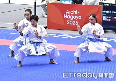快訊/擊敗尼泊爾!空手道女團體形再進帳一銅、中華隊第7牌