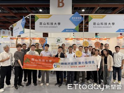 崑山科大跨域研發耀眼! 台灣創新技術博覽會勇奪1金2銀1銅