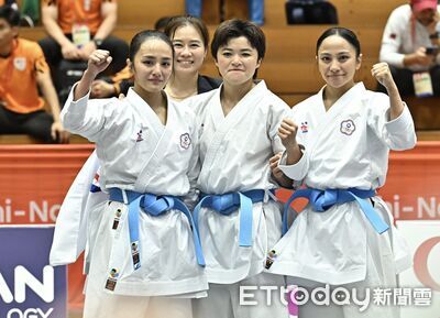 亞運空手道／4強落馬爆淚！女團回穩奪銅、簡慧萱曝洪芷暄吶喊有功