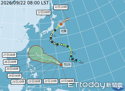 「舒力基」最快明天生成 周末前恐再升級中颱