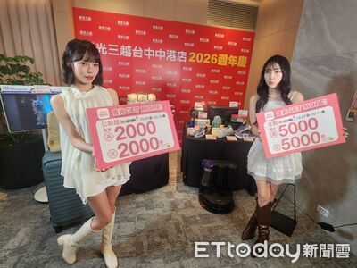 百貨龍頭台中新光周年慶拚45億 化妝品超狂回饋!滿2千送2千點