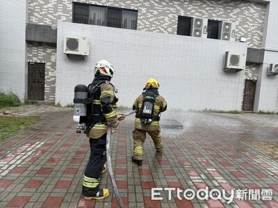 模擬規模6.0強震襲台南新化 消防、公所實兵演練疏散收容