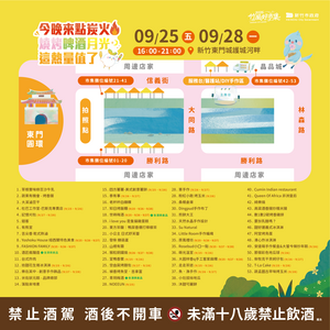 中秋不必張羅烤肉 竹風好市集「今晚來點炭火」9/25登場