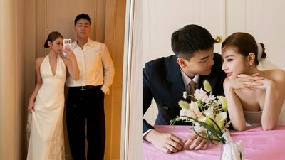 女團成員王加瑄結婚了! 「同框最帥廟公」甜蜜婚紗照曝