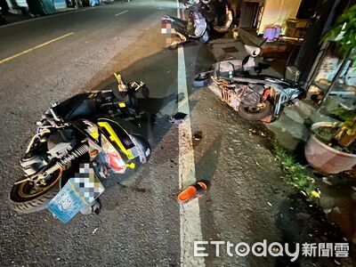 小琉球機車失控撞2車!2人受傷救護船送醫 騎士未酒駕原因待查