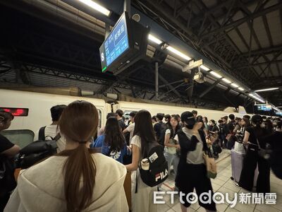 連假前一天高鐵旅客爆量　擠進34.8萬人次刷新高