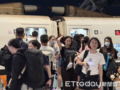 高鐵兩日運量暴增5.4萬　收假急示警「自由座避周一超尖峰」