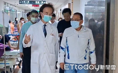 高三生被學弟刺頸搶救恢復心跳 侯友宜、謝國樑趕到醫院探視