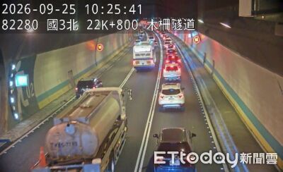 國道3路段「紫爆」 往國5一度回堵逾10公里