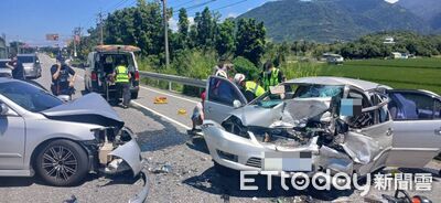 快訊／花蓮富里螺仔溪橋奪命車禍！　2車碰撞釀1死、2昏迷、2輕傷