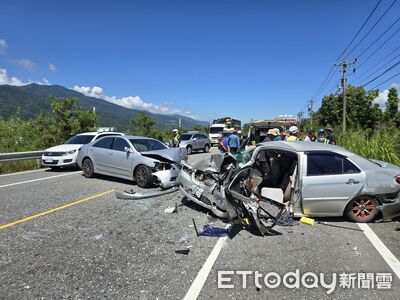 花蓮祖孫三代出遊!遭超車猛撞釀6傷 「後座母慘死」留下2未成年兒