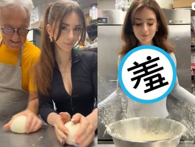 地表最辣店員!23歲正妹「無罩揉麵團」太犯規 大票人跨國朝聖