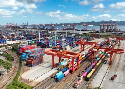 大陸港口單周櫃量創新高無關川習會 三家超大攬貨業提三大原因