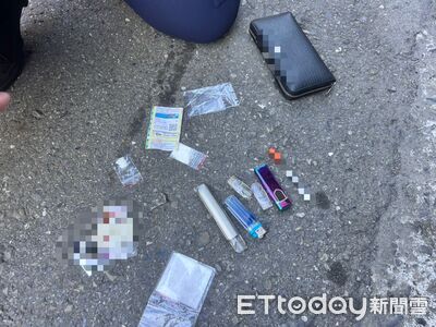 竊嫌遇警盤查「跳小黃落跑」逃50米狼狽遭逮 身上還藏毒品