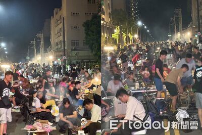 高雄人中秋節「封街烤肉」熱鬧畫面曝！網羨慕：小時候的回憶湧現