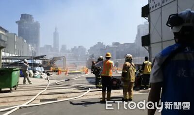 大安區工地火災狂燒8小時 建築師憂鄰損風險升高