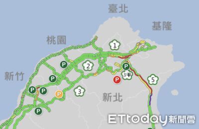 國5北向紫爆「時速僅15公里」 下午13處易塞路段一次看