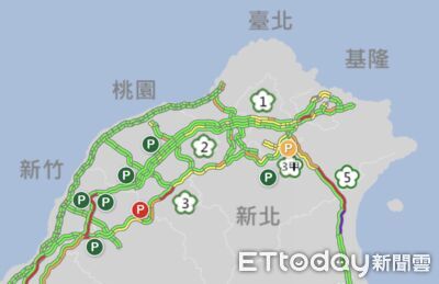 國5北向紫爆「時速僅9公里」 明天重點壅塞路段一次看