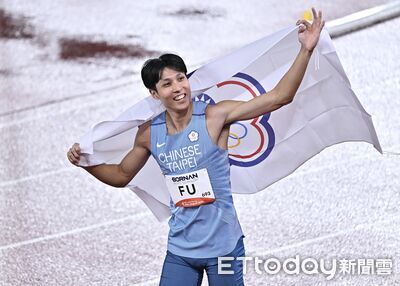 快訊/傅兆玄60年台灣亞運田徑首金 將進帳480萬獎金