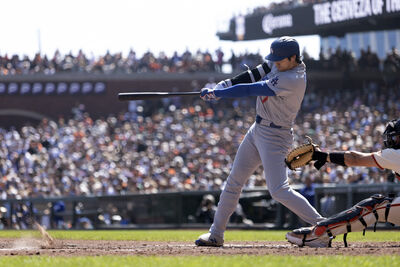 道奇延長賽灌4分搶下賽季百勝!大谷收官戰敲安 羅伯斯締史上第3人壯舉