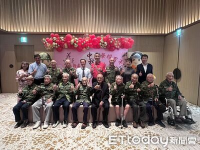 穿越百年歲月再聚首!花蓮榮服處「千歲宴」向12位百歲榮民致敬