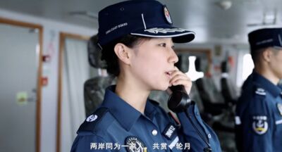 陸海警船點名金門海巡艦艇 中秋喊話:共賞一輪月,願早日團圓