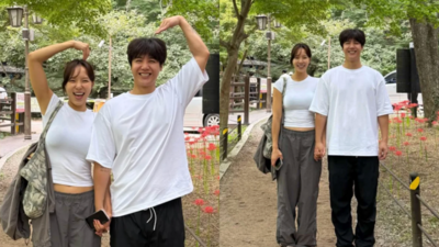 藏了近1年解封!韓團男星中秋曝光愛妻真面目 網驚:互動不像新婚