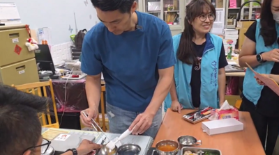 學生腹瀉風波第7天 蔣萬安赴金華國中視察營養午餐