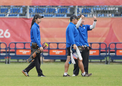 亞運射箭／又是1分之差！中華女團最後一箭8分　憾負韓國無緣銅牌